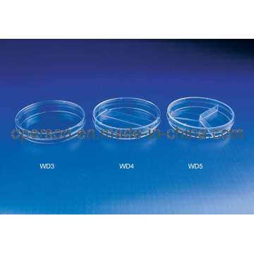 Plastic Petri Dish with High Clarity (OS9008)